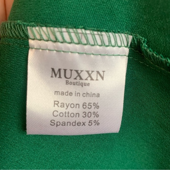 NWT MUXXN 1950's Retro Swing Midi Dress Green Size 8 - Picture 6 of 12